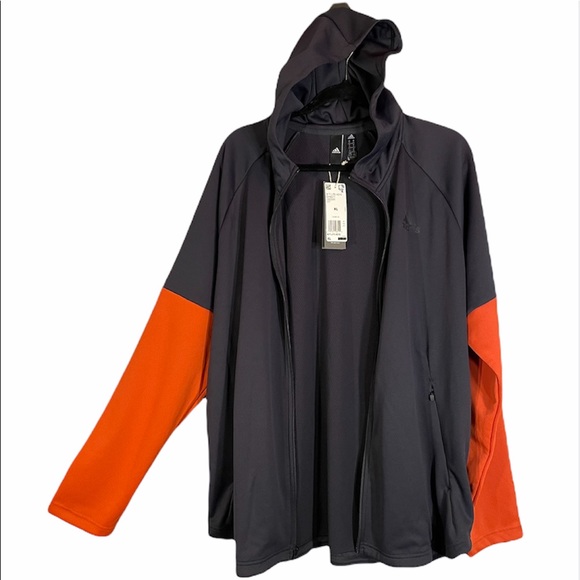 NWT Adidas Full Zip Fleece TI LITE Team Issue Lightweight Hoodie Jacket Size XL - Picture 5 of 16